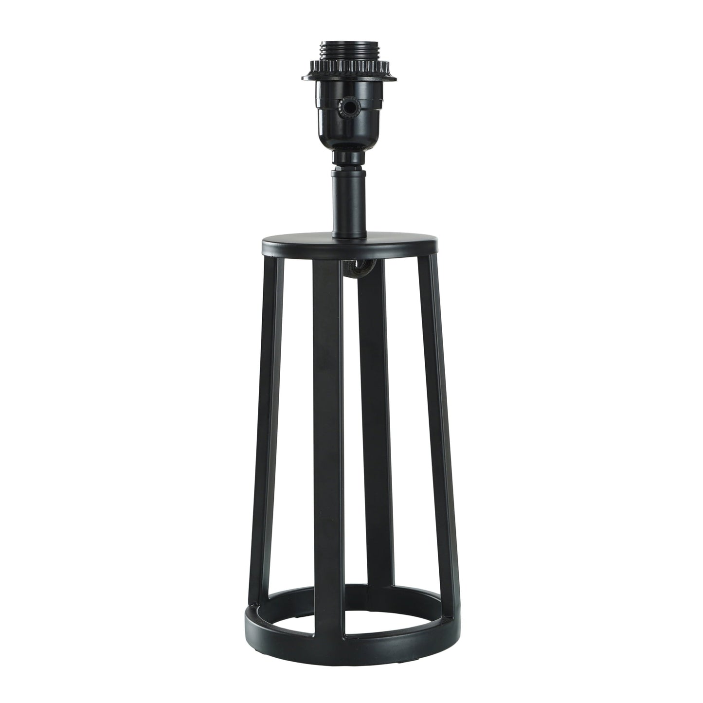 Better Homes & Gardens Modern Matte Black Table Lamp with Classic Drum Shade