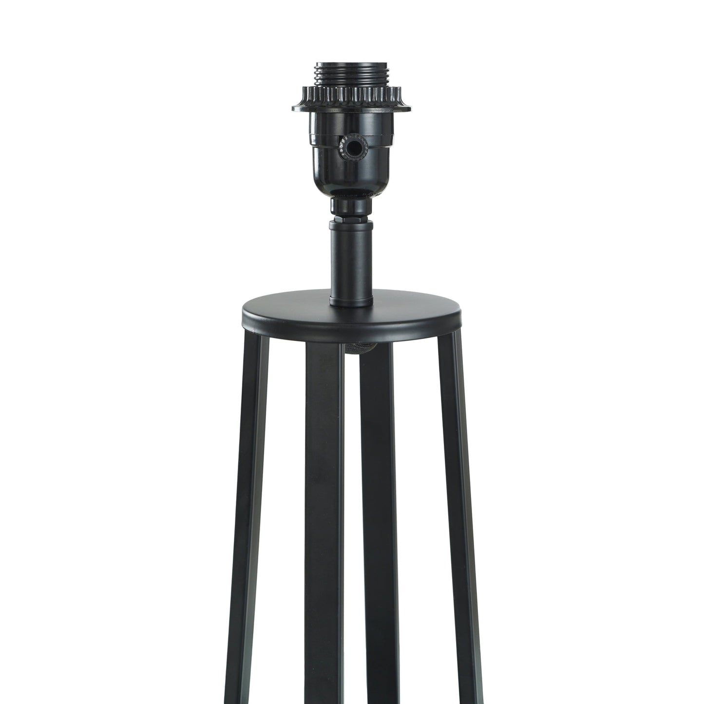 Better Homes & Gardens Modern Matte Black Table Lamp with Classic Drum Shade