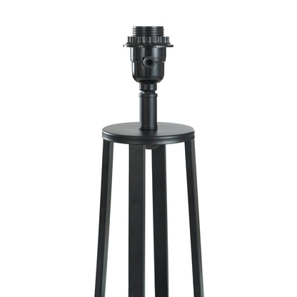 Better Homes & Gardens Modern Matte Black Table Lamp with Classic Drum Shade