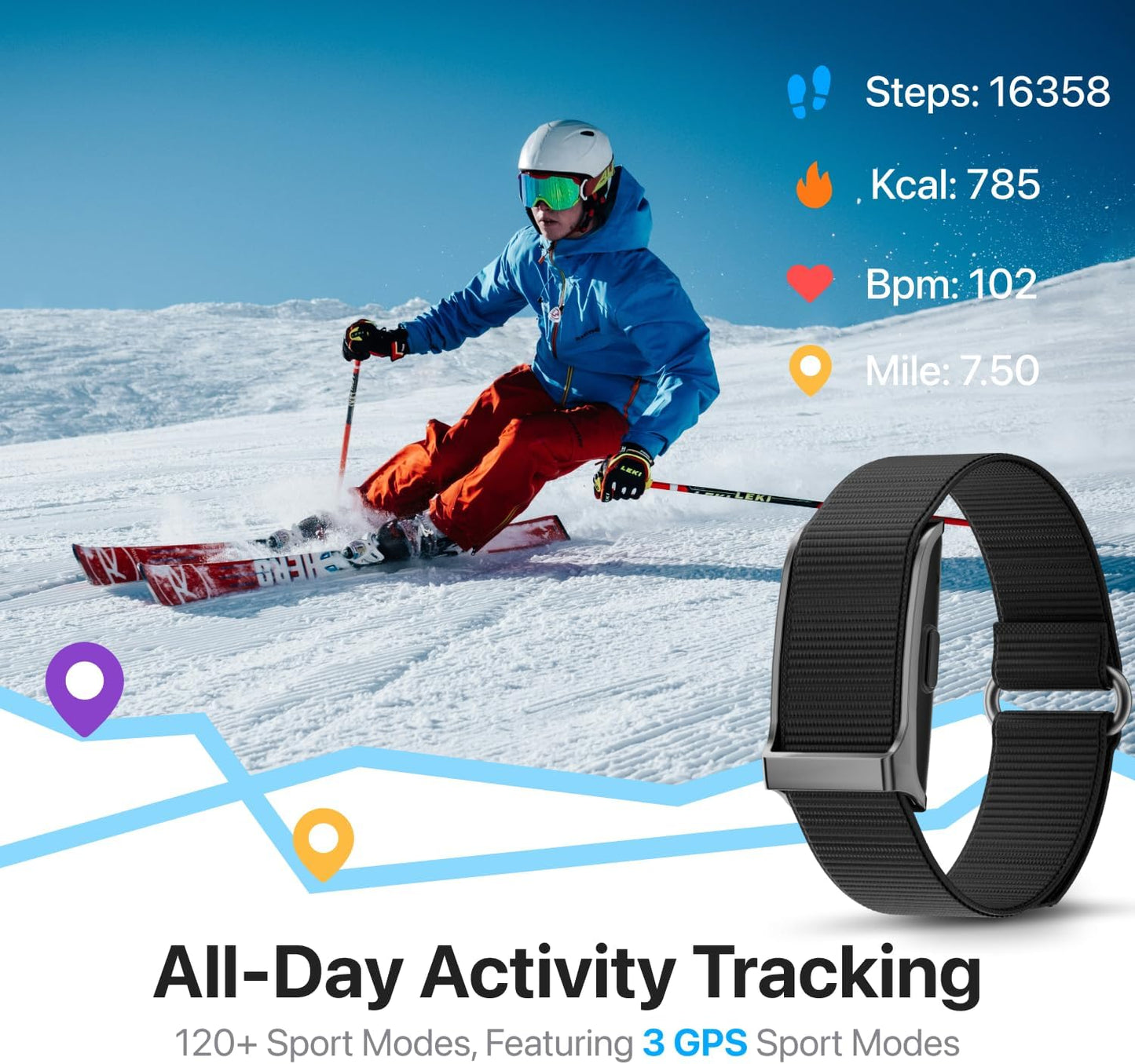 Smart Health Wristband – Fitness Tracker