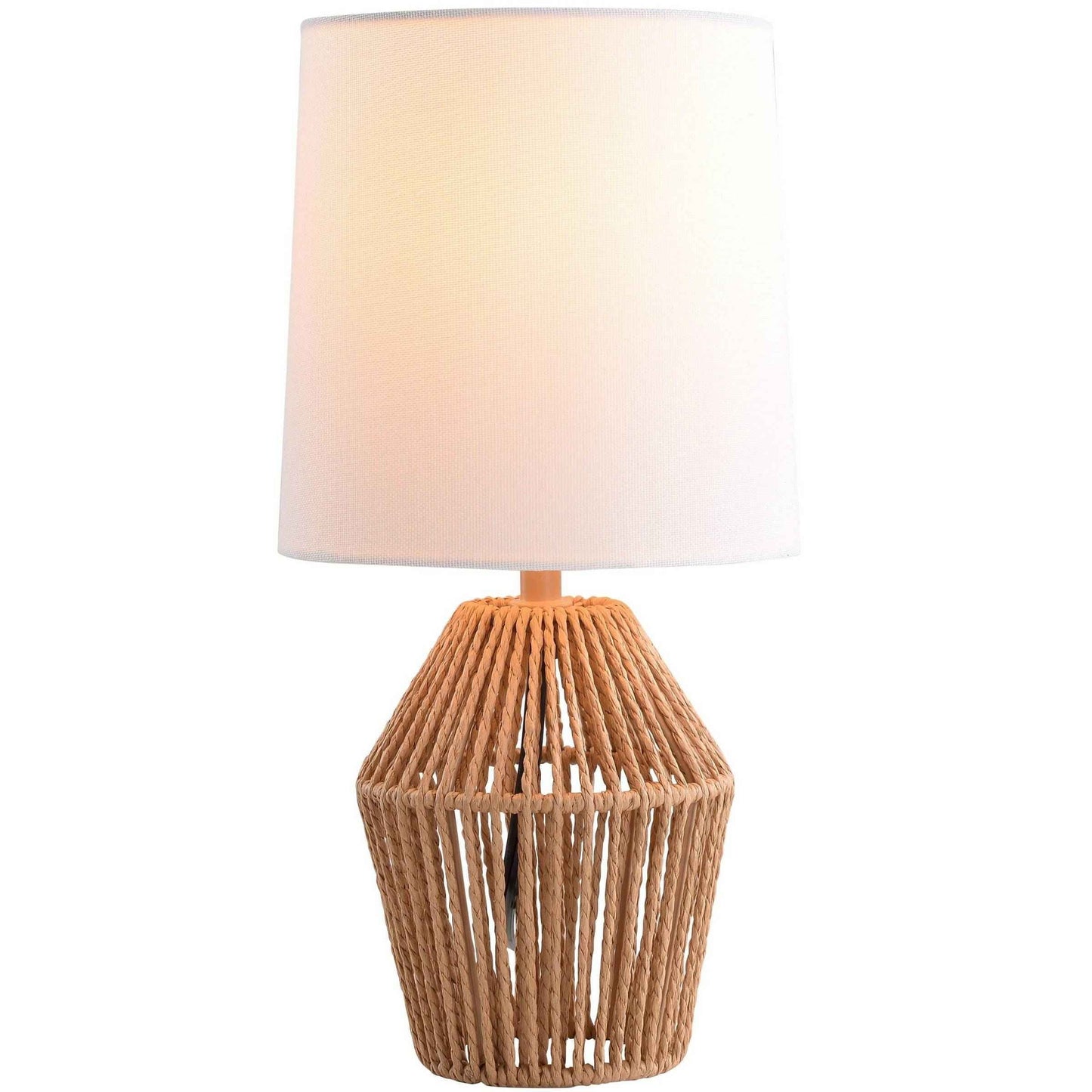 Mainstays Mini Rattan Table Lamp with Shade 12.75"H