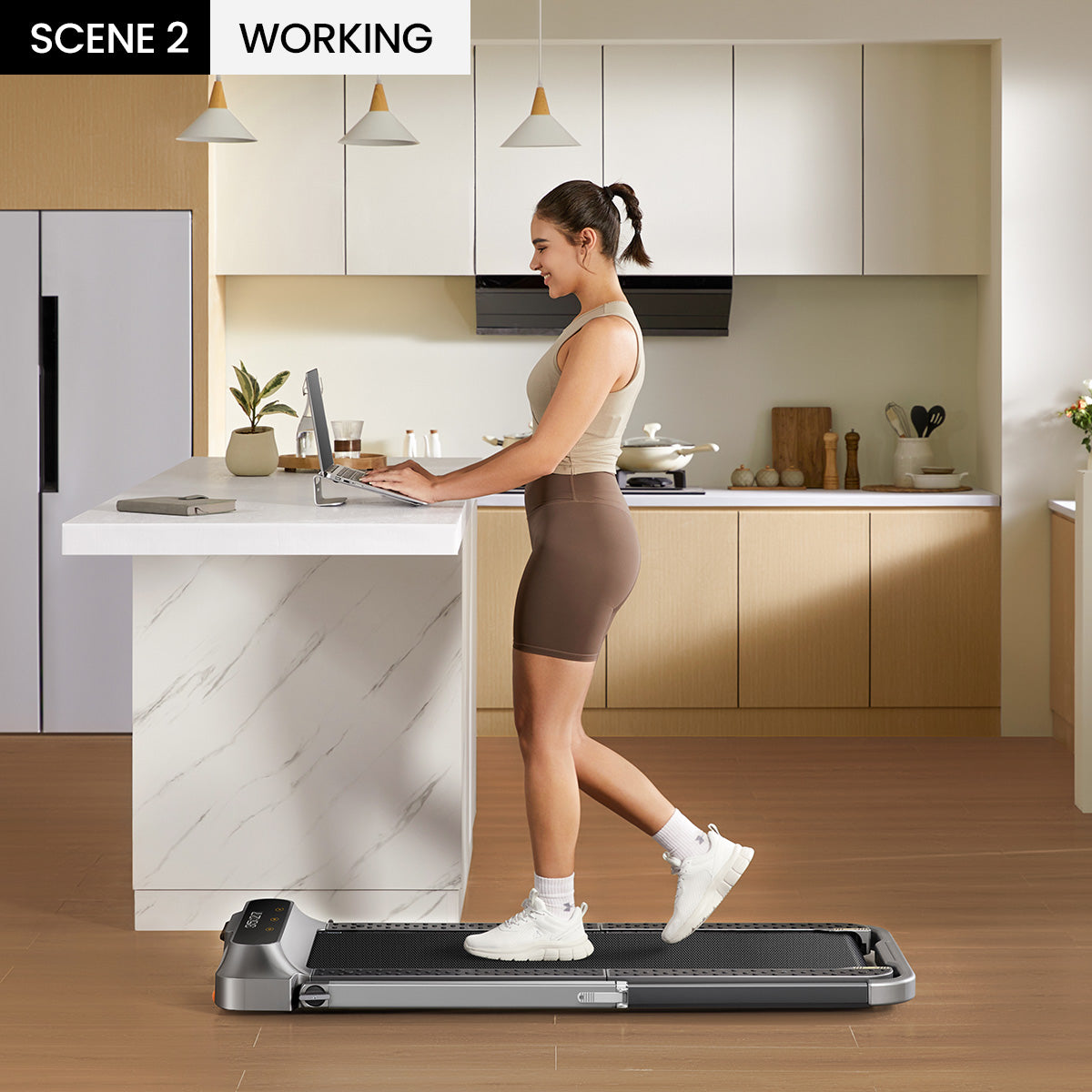 Shopa Space-Saving Foldable Treadmill